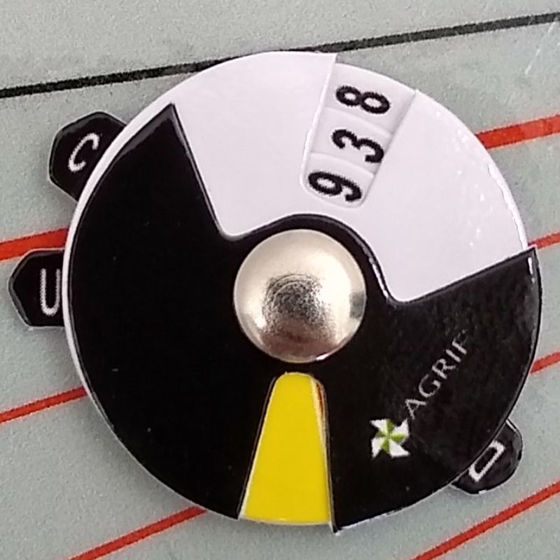 botão magnético para roda de controle de gado leiteiro